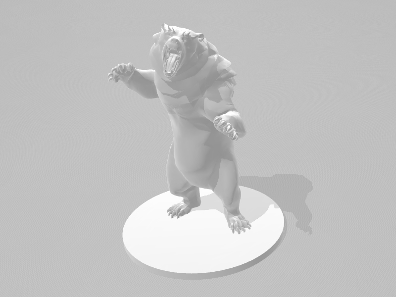可怕的熊3D打印模型免费STL文件下载-深圳市博易特智能科技有限公司