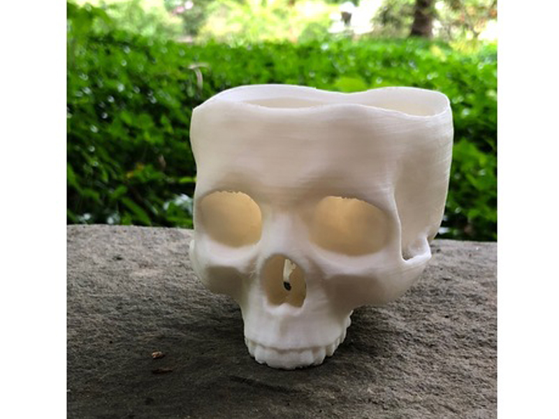 骷髅花盆3D打印模型免费STL文件下载-深圳市博易特智能科技有限公司