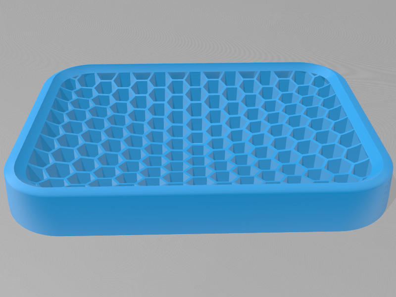 矩形肥皂碟 3D打印模型免费STL文件下载-深圳市博易特智能科技有限公司