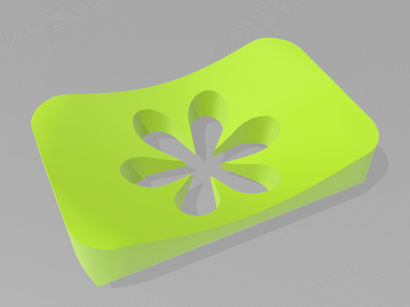 花肥皂碟 3D打印模型免费STL文件下载-深圳市博易特智能科技有限公司