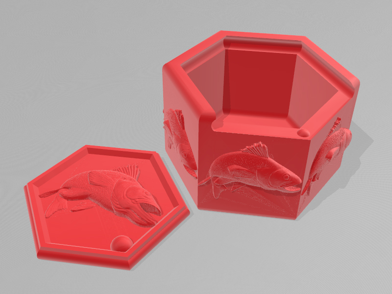 鱼钩盒 3D打印模型免费STL文件下载-深圳市博易特智能科技有限公司