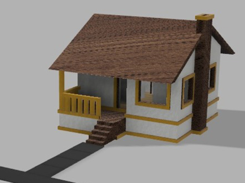 小房子3D打印模型免费STL文件下载-深圳市博易特智能科技有限公司