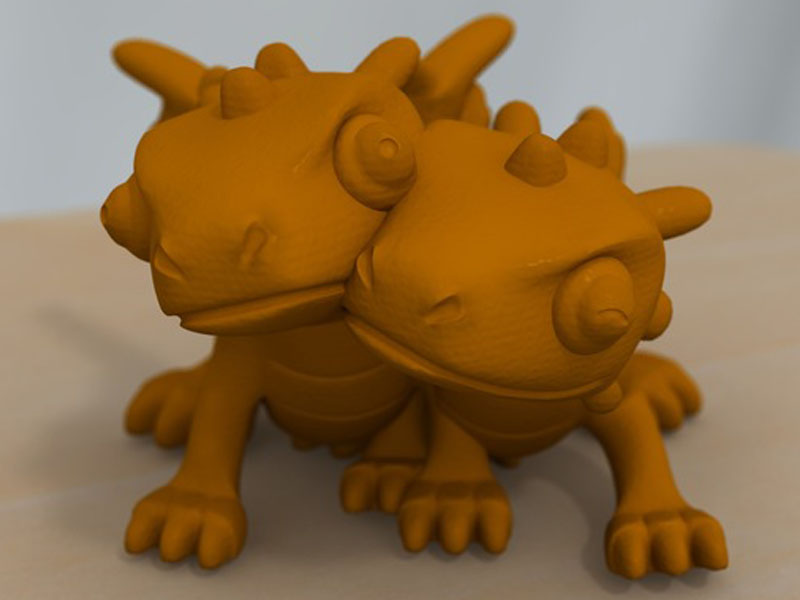 可爱的双龙3D打印模型免费STL文件下载-深圳市博易特智能科技有限公司