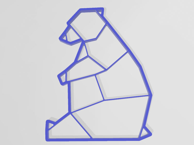 可定制北极熊3D打印模型免费STL文件下载-深圳市博易特智能科技有限公司
