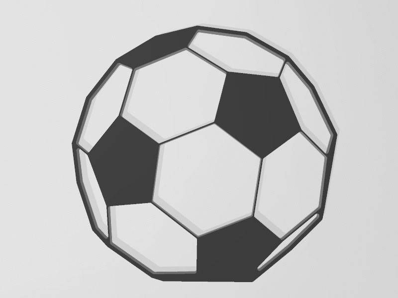 可定制足球3D打印模型免费STL文件下载-深圳市博易特智能科技有限公司