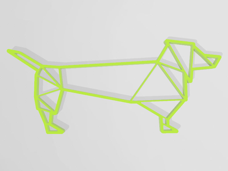 可定制香肠狗3D打印模型免费STL文件下载-深圳市博易特智能科技有限公司