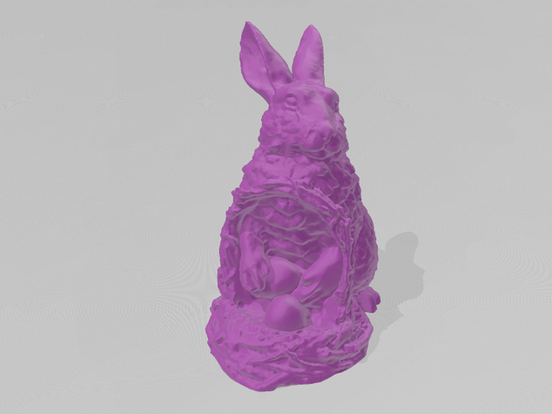 复活节兔子3D打印模型免费STL文件下载-深圳市博易特智能科技有限公司