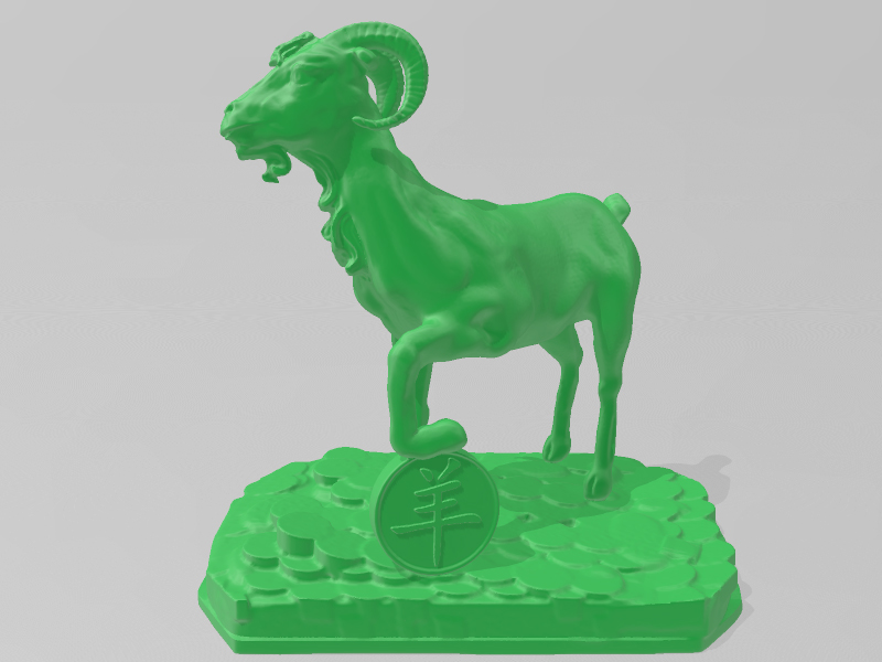 山羊3D打印模型免费STL文件下载-深圳市博易特智能科技有限公司