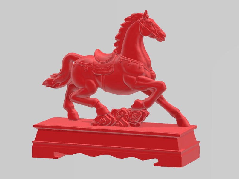 一匹马3D打印模型免费STL文件下载-深圳市博易特智能科技有限公司