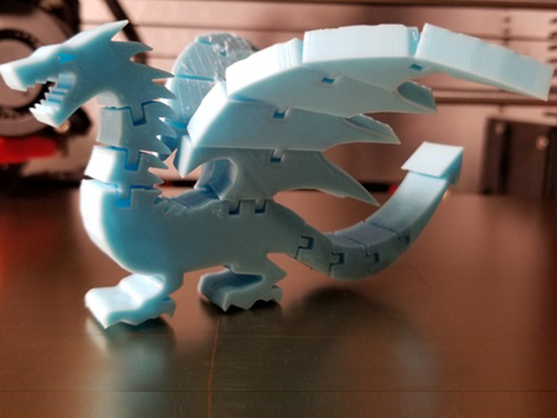 两翼龙3D打印模型免费STL文件下载-深圳市博易特智能科技有限公司