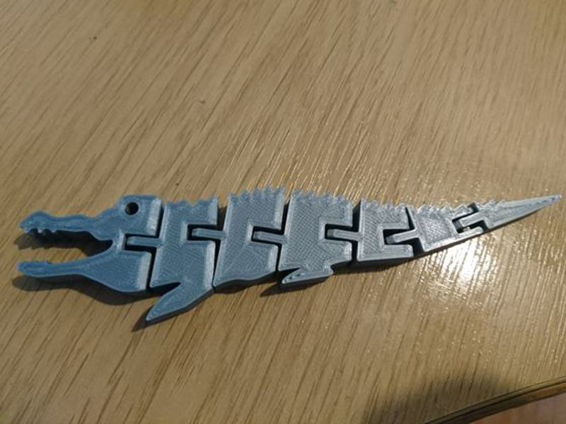 鳄鱼钥匙链3D打印模型免费STL文件下载-深圳市博易特智能科技有限公司