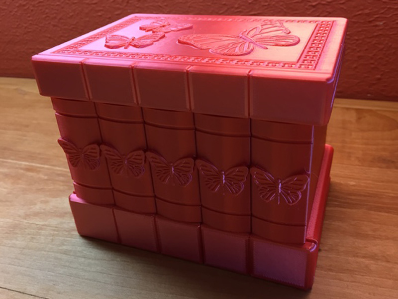 保密蝴蝶盒子3D打印模型免费STL文件下载-深圳市博易特智能科技有限公司