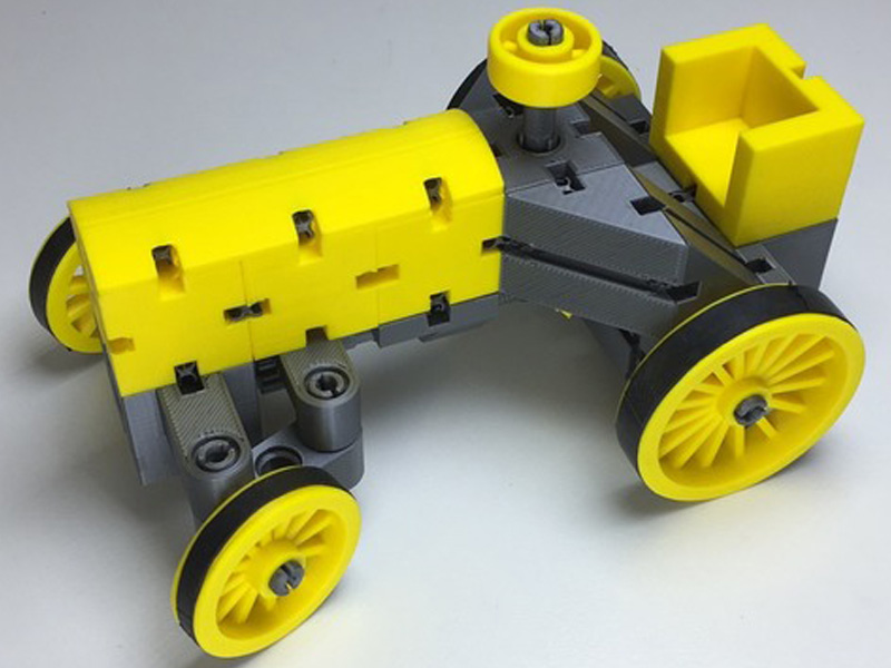 KBRicks拖拉机3D打印模型免费STL文件下载-深圳市博易特智能科技有限公司