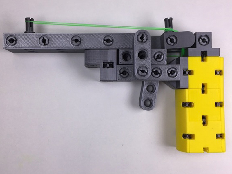 KBRICKS橡皮枪3D打印模型免费STL文件下载-深圳市博易特智能科技有限公司