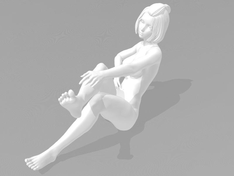 沐浴在啤酒泡沫中的性感女孩3D打印模型免费STL文件下载-深圳市博易特智能科技有限公司