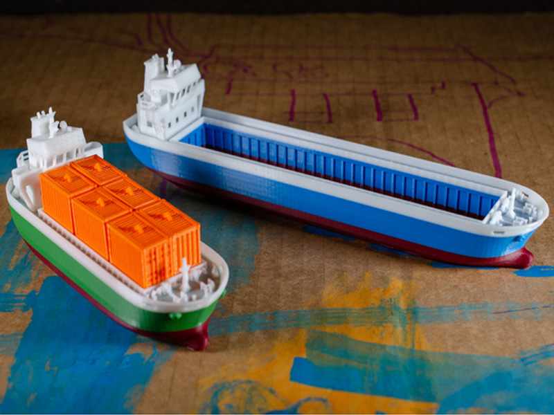 集装箱船3D打印模型免费STL文件下载-深圳市博易特智能科技有限公司