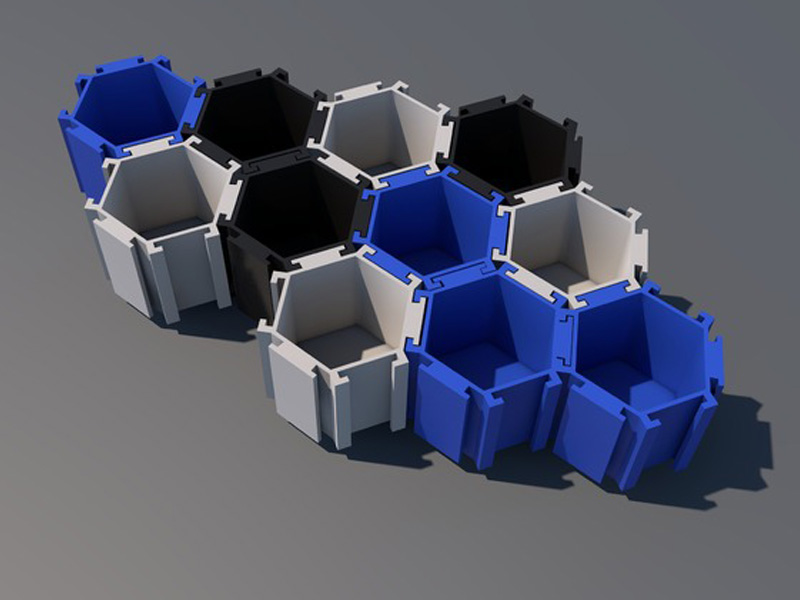 六角形容器3D打印模型免费STL文件下载-深圳市博易特智能科技有限公司
