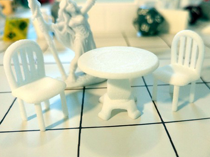 圆桌和椅子3D打印模型免费STL文件下载-深圳市博易特智能科技有限公司