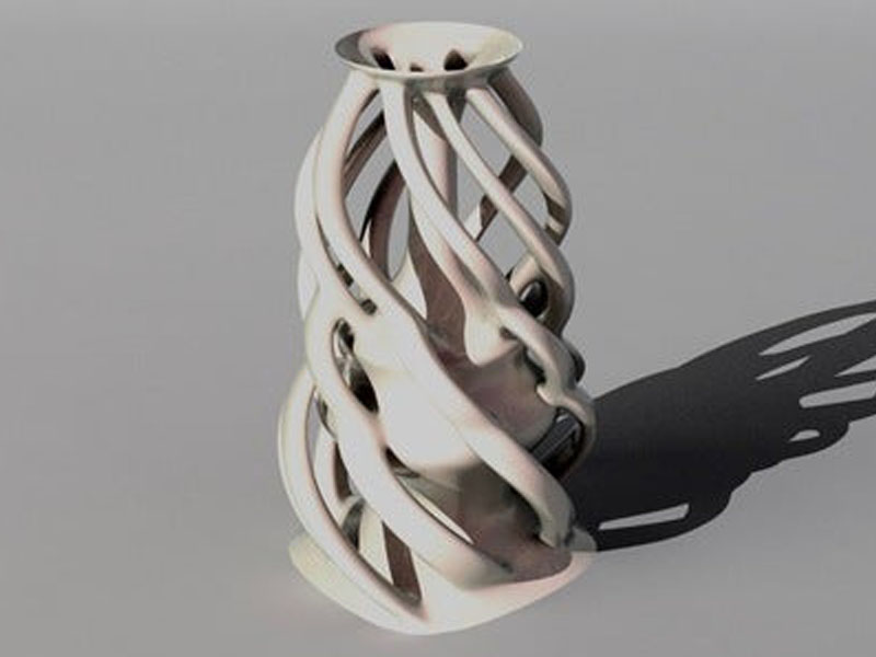 螺旋插花瓶3D打印模型免费STL文件下载-深圳市博易特智能科技有限公司