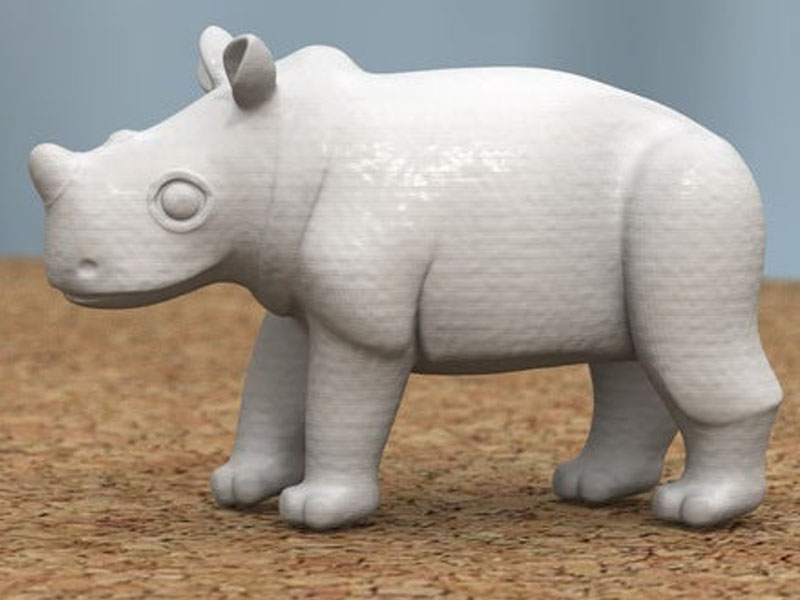 小犀牛3D打印模型免费STL文件下载-深圳市博易特智能科技有限公司