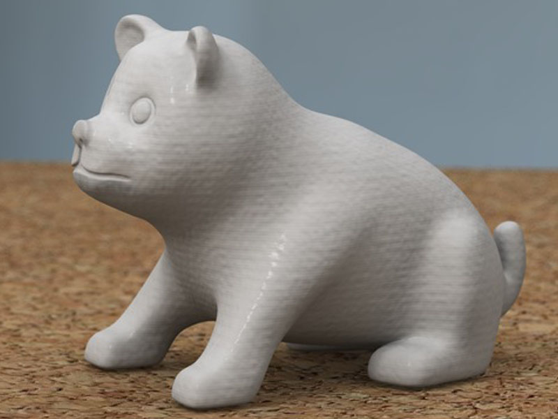 坐着的小狗3D打印模型免费STL文件下载-深圳市博易特智能科技有限公司
