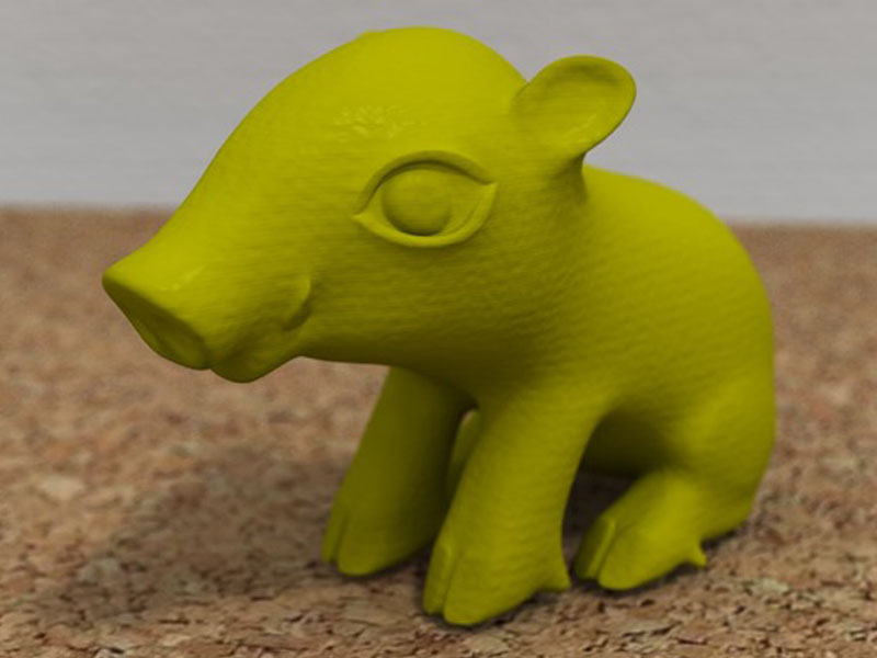 坐着的小野猪3D打印模型免费STL文件下载-深圳市博易特智能科技有限公司