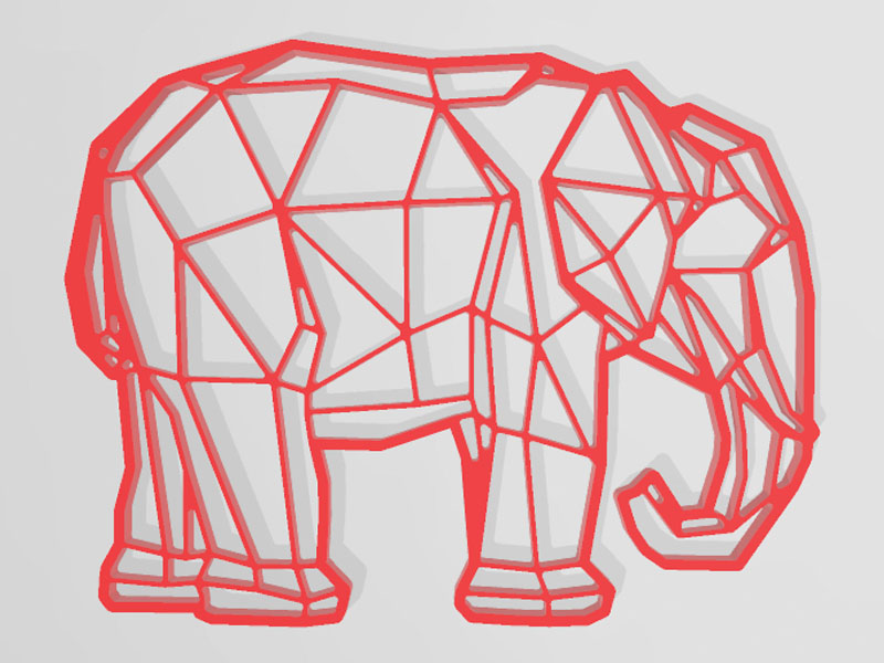 可定制大象3D打印模型免费STL文件下载-深圳市博易特智能科技有限公司