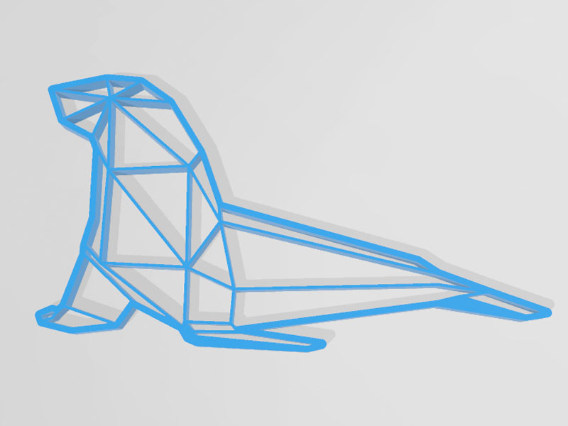 可定制海狮3D打印模型免费STL文件下载-深圳市博易特智能科技有限公司