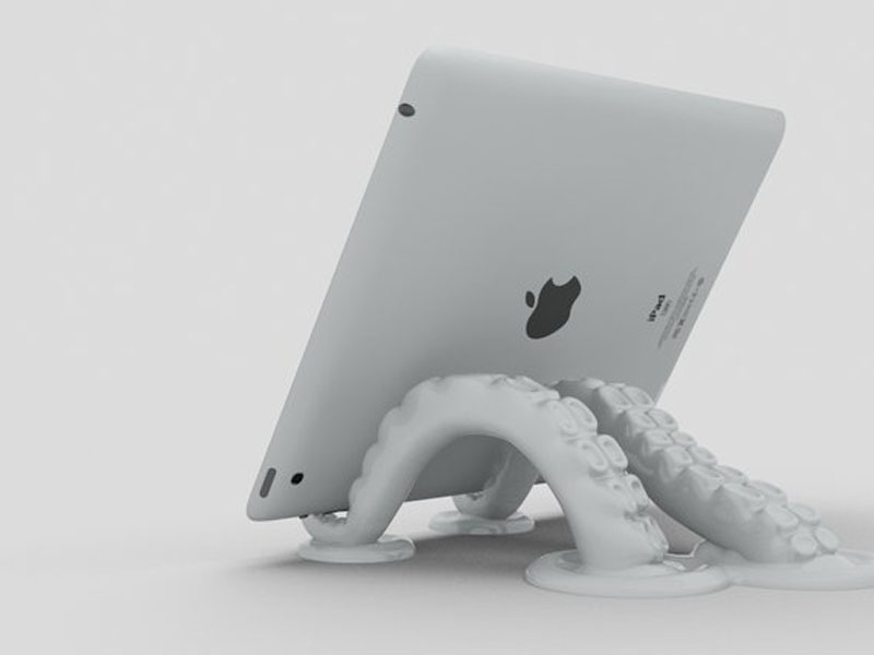章鱼平板电脑手机支架3D打印模型免费STL文件下载-深圳市博易特智能科技有限公司