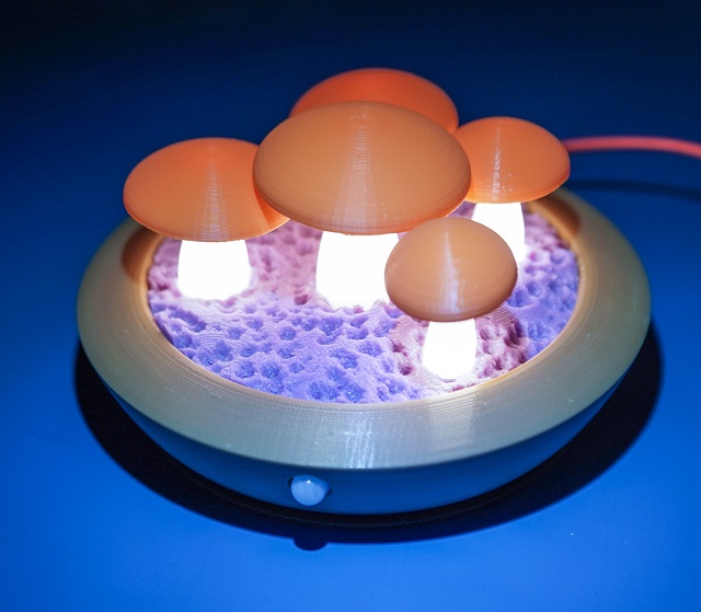 3D打印人体感应蘑菇灯B13-配套电子模块-博易特智能