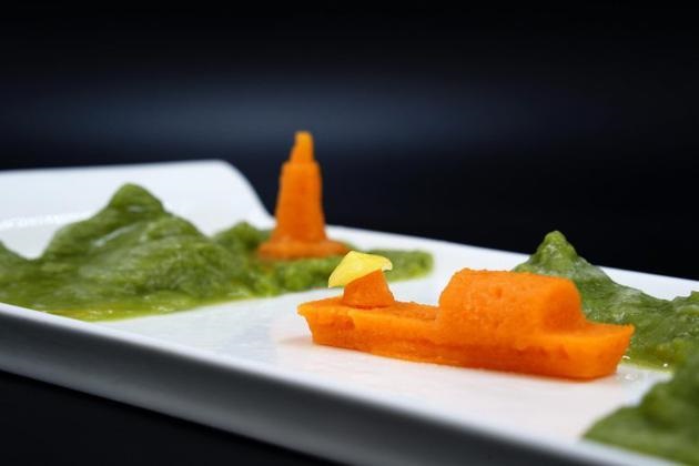 3D打印新鲜蔬菜 5种配方为吞咽障碍患者提供美味食物