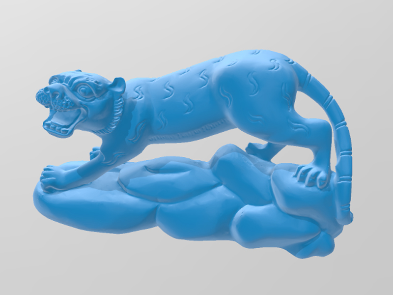 虎（十二生肖）3D打印模型免费文件下载-深圳市博易特智能科技有限公司