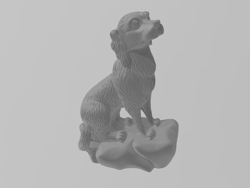 狗（十二生肖）3D打印模型免费文件下载-深圳市博易特智能科技有限公司