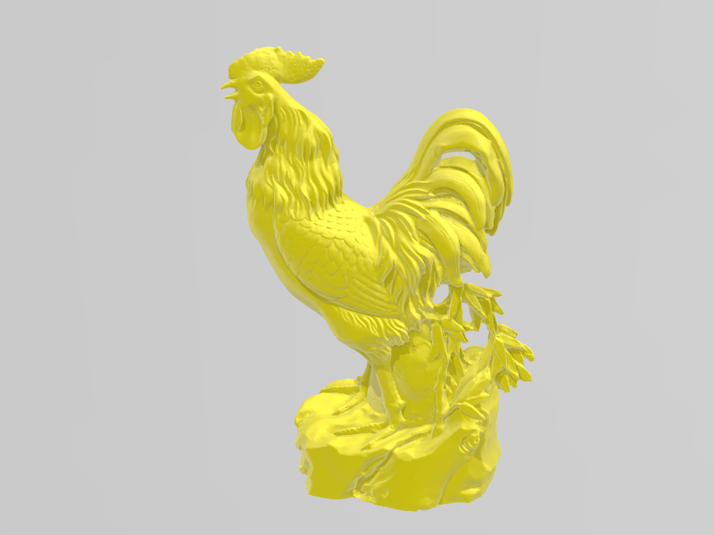 啼叫的公鸡3D打印模型免费STL文件下载-深圳市博易特智能科技有限公司
