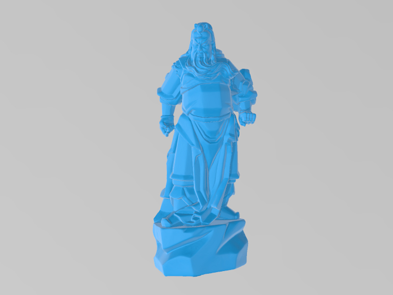 关羽3D打印模型免费STL文件下载-深圳市博易特智能科技有限公司